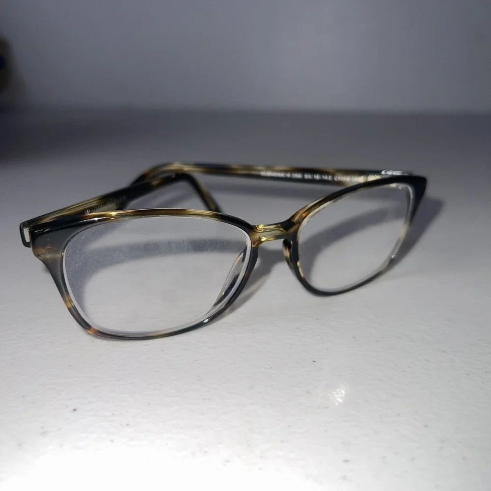Warby Parker Womens Eyeglasses Frame CLEMENS +2.50 M 256 BrownTortoise 54-16-142